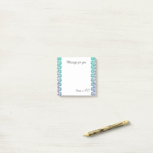 Post-it® Message pour vous Notes (Sur un bureau)