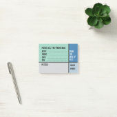 Post-it® Message téléphonique personnalisé avec nom pour le (Bureau)