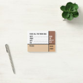 Post-it® Message téléphonique personnalisé avec nom pour le (Bureau)