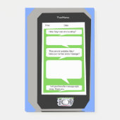 Post-it® Message téléphonique personnalisé sur la note de p (Devant)