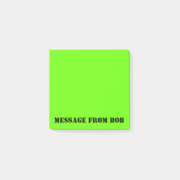 Message vert 3 x 3 de Dayglow