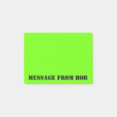 Post-it® Message vert d'été (Devant)