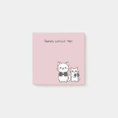 Post-it® Mete Cats Fitness Planner Notes personnalisées (Devant)