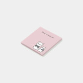 Post-it® Mete Cats Fitness Planner Notes personnalisées (Incliné)