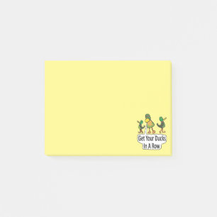 Post-it® Mettez Vos Canards Dans Une Rangée