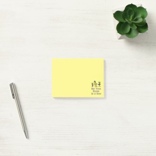 Post-it® Mettez Vos Canards Dans Une Rangée (Bureau)