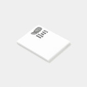Post-it® Mettons cette statue en bas (Incliné)
