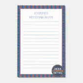 Post-it® Micro Plaid Mitzvot (Devant)