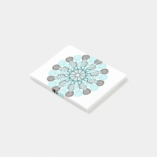 Post-it® Microphone à main (Incliné)