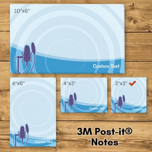 Post-it® Microphone de studio