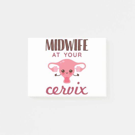 Post-it® Midwoman à votre Cervix Midwives Midwifery (Devant)