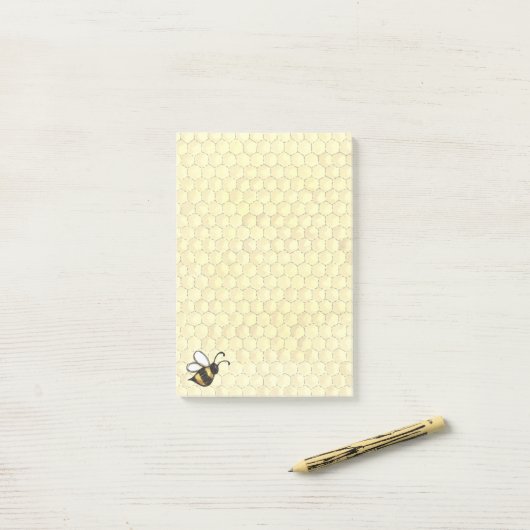 Post-it® Miel Bee (Sur un bureau)