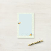 Post-it® Miels de abeilles enfants mignons (Sur un bureau)