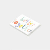 Post-it® Mieux combiner typographie doodage texte Citation (Incliné)