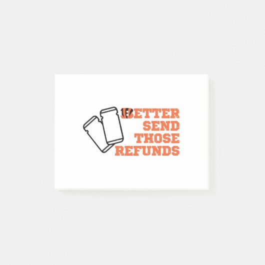 Post-it® Mieux Envoyer Ces Remboursements (Devant)
