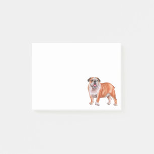 Post-it® Mignon Amour de Bouledogue Chien Maman Papa Amateu