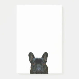 Post-it® Mignon Black French Bulldog Frenchie Photo :