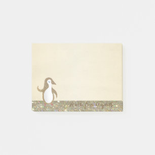 Post-it® Mignon Charmant Élégant De Style ,Pingouin Heureux