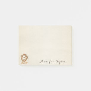 Post-it® Mignon Charmant Élégant ,Lionceau Personnalisé