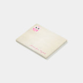 Post-it® Mignon Chic Fille Hibou (Incliné)