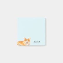 Mignon Corgi Aquarelle Tendance Personnalisé