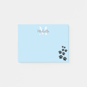 Post-it® Mignon empreinte de patte de animal de dessin anim