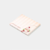 Post-it® Mignon Joli Élégant Féminin, Cupcake (Incliné)