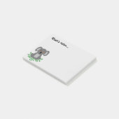 Post-it® Mignon koala avec eucalyptus  (Incliné)