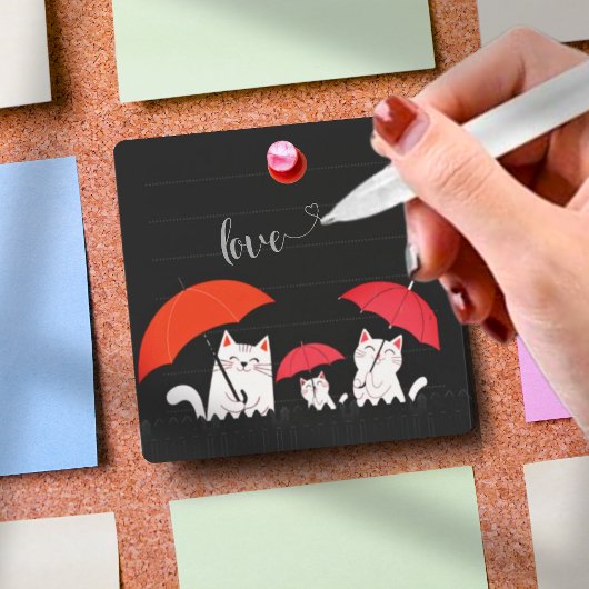 Post-it® Mignon notes autocollantes drôles de chat art mini