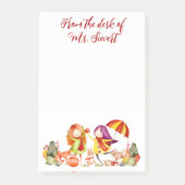 Post-it® Mignonne Automne Temps Amusants Jeux (Devant)