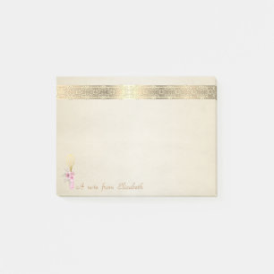 Post-it® Mignonne Belle Élégante Élégante, Dentelle, Cake P