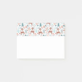 Post-it® Mignonne cerf en Forêt Whimsical Noël Motif (Devant)
