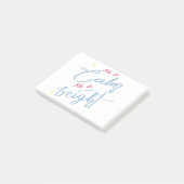 Post-it® Mignonne collant de citation de vacances, typograp (Incliné)