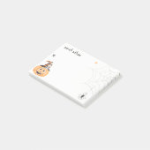 Post-it® Mignonne Éffrayante Halloween Citrouille Spider We (Incliné)