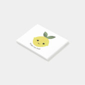Post-it® Mignonne et drôle Simplement le citron Zest Kawaii (Incliné)