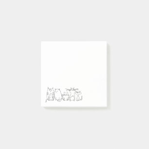 Post-it® Mignonne et folle dingue dame