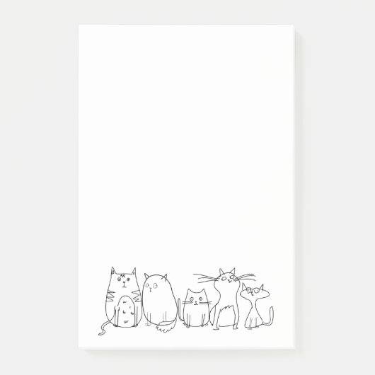 Post-it® Mignonne et folle dingue dame (Devant)