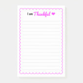 Post-it® Mignonne "I’m Thankful" - Gratitude (Devant)