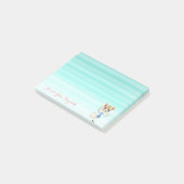 Post-it® Mignonne Jolie Féminine Kitty (Incliné)