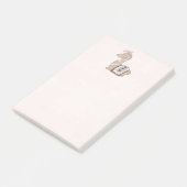 Post-it® Mignonne Llama Princesse portant une couronne (Incliné)