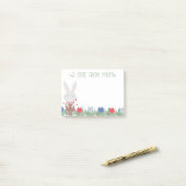 Post-it® Mignonne maman lapine de Pâques (Sur un bureau)