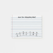 Post-it® Mignonne M'Enfuis-Tu ? Poste de l'enseignant (Devant)