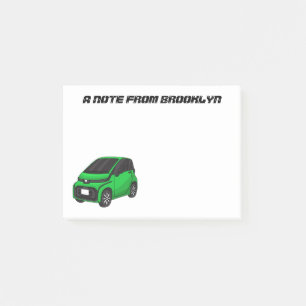 Post-it® Mignonne micro-voiture verte