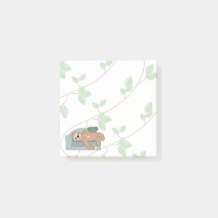 Post-it® Mignonne paresseuse à dormir dans une jungle trop