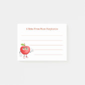 Post-it® Mignonne Pomme Pouce De L'Enseignant (Devant)