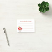Post-it® Mignonne Pomme Pouce De L'Enseignant (Bureau)