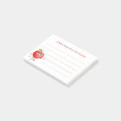 Post-it® Mignonne Pomme Pouce De L'Enseignant (Incliné)