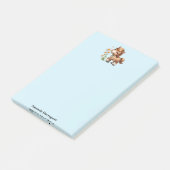 Post-it® Mignonne Pony Mange Manger Des Marguerites (Incliné)