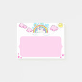 Post-it® Mignonnes notes collantes Unicorne (Devant)