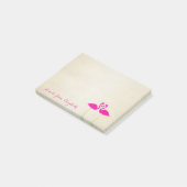 Post-it® Mignons Adorables Flamants Stylés (Incliné)